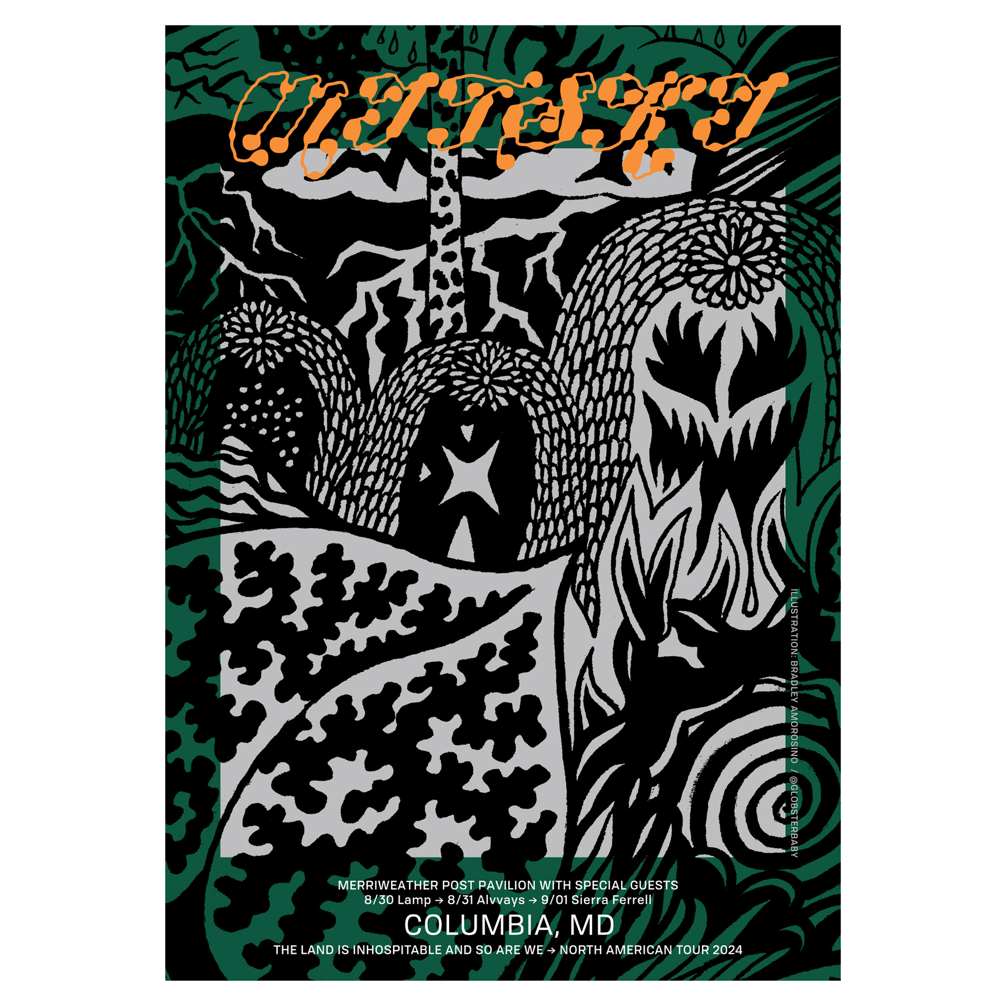 Columbia, MD Tour 2024 Poster – Mitski