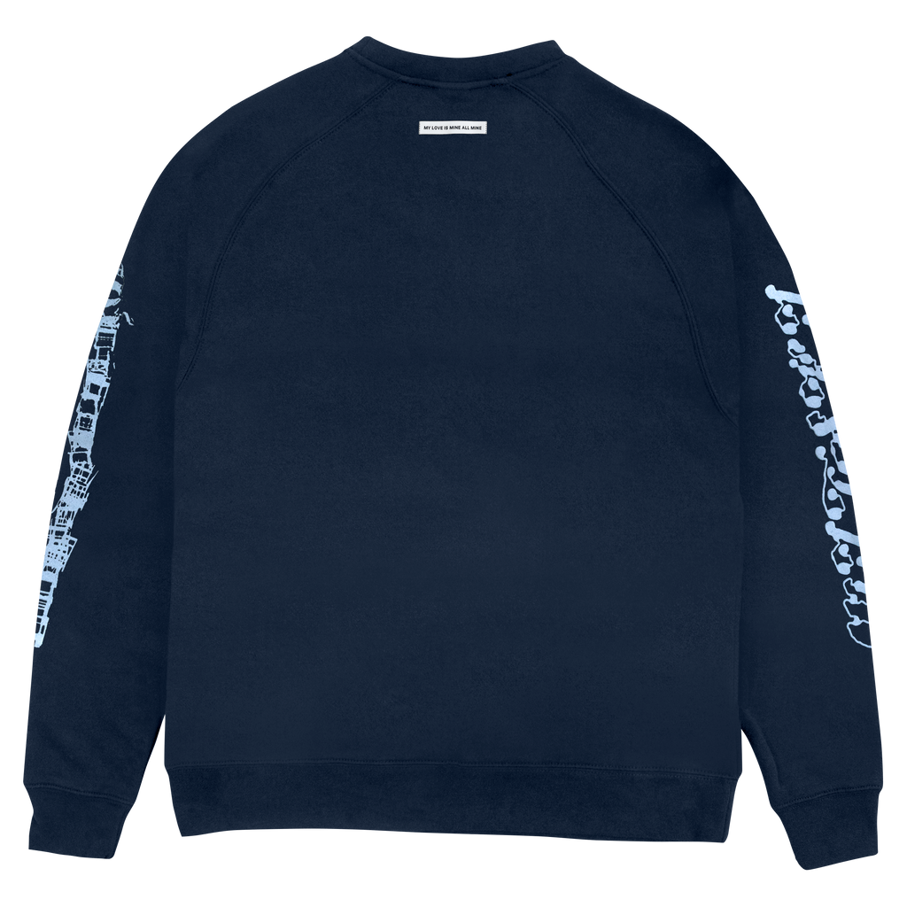 My Love Mine All Mine Raglan Crewneck (Navy)