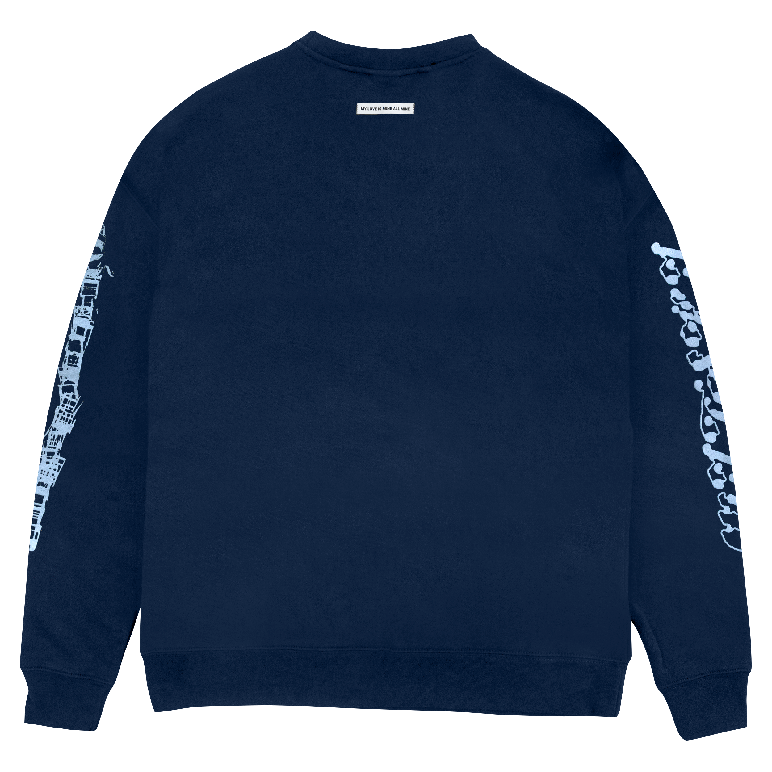My Love Mine All Mine Drop Shoulder Crewneck (Navy)