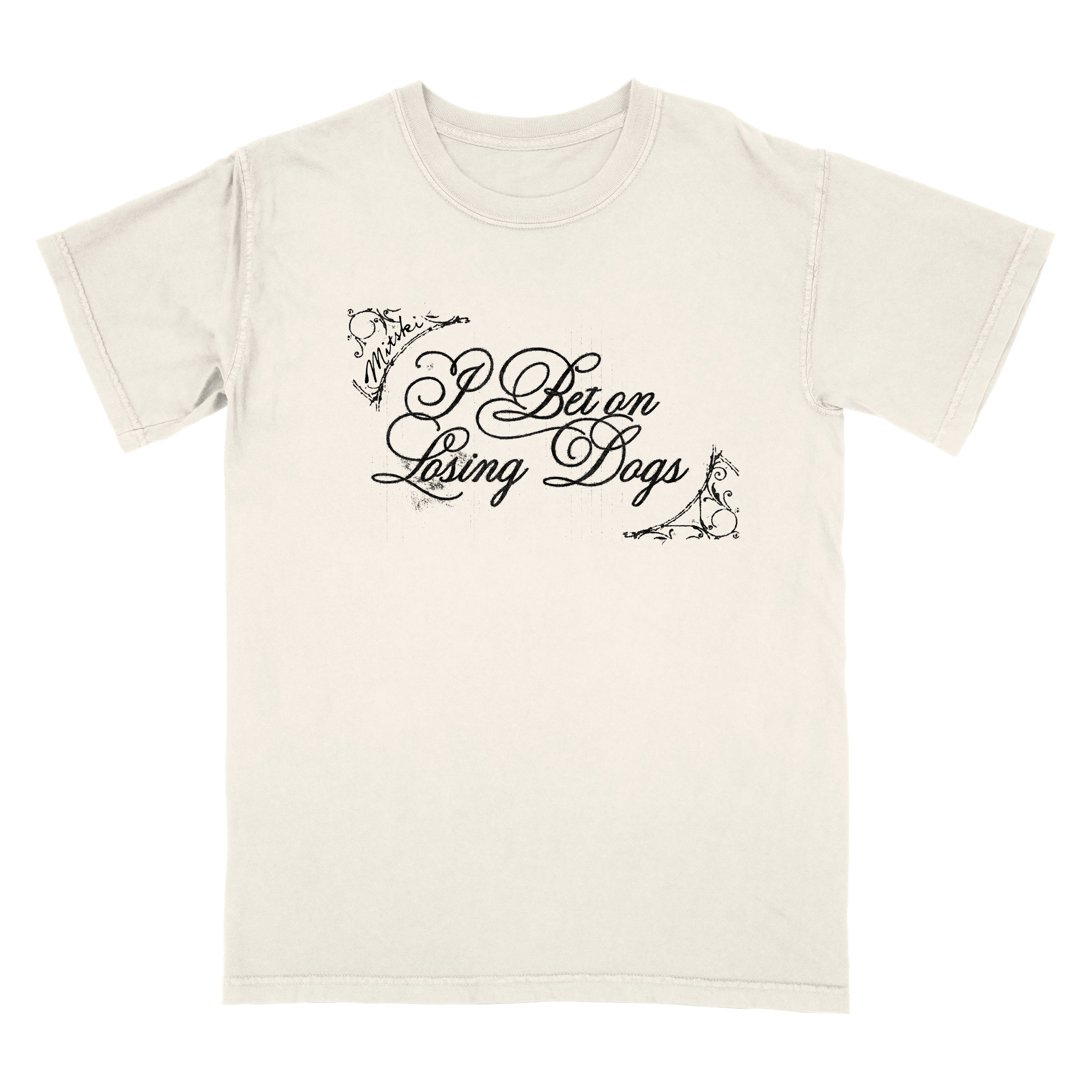 I Bet On Losing Dogs Tee (Ivory)