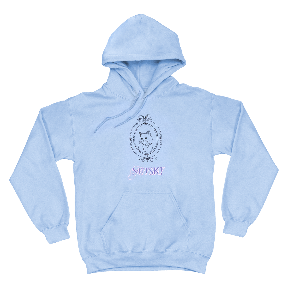 Kitty Hoodie (Baby Blue)