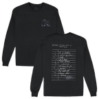 Library Stamp Long Sleeve Tee (Black)