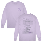 Library Stamp Long Sleeve Tee (Orchid)