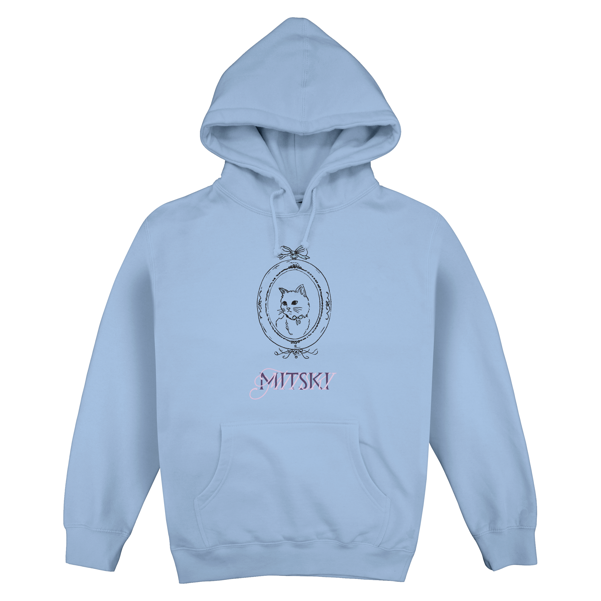 Kitty Hoodie (Baby Blue)