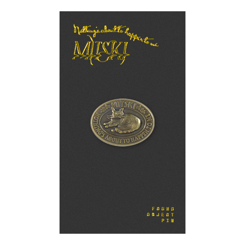 Nothing's About To Happen To Me Brass Pin