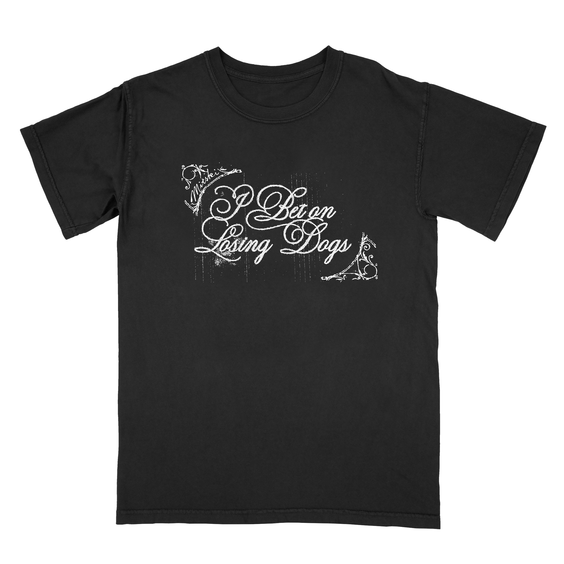 I Bet On Losing Dogs Tee (Black)