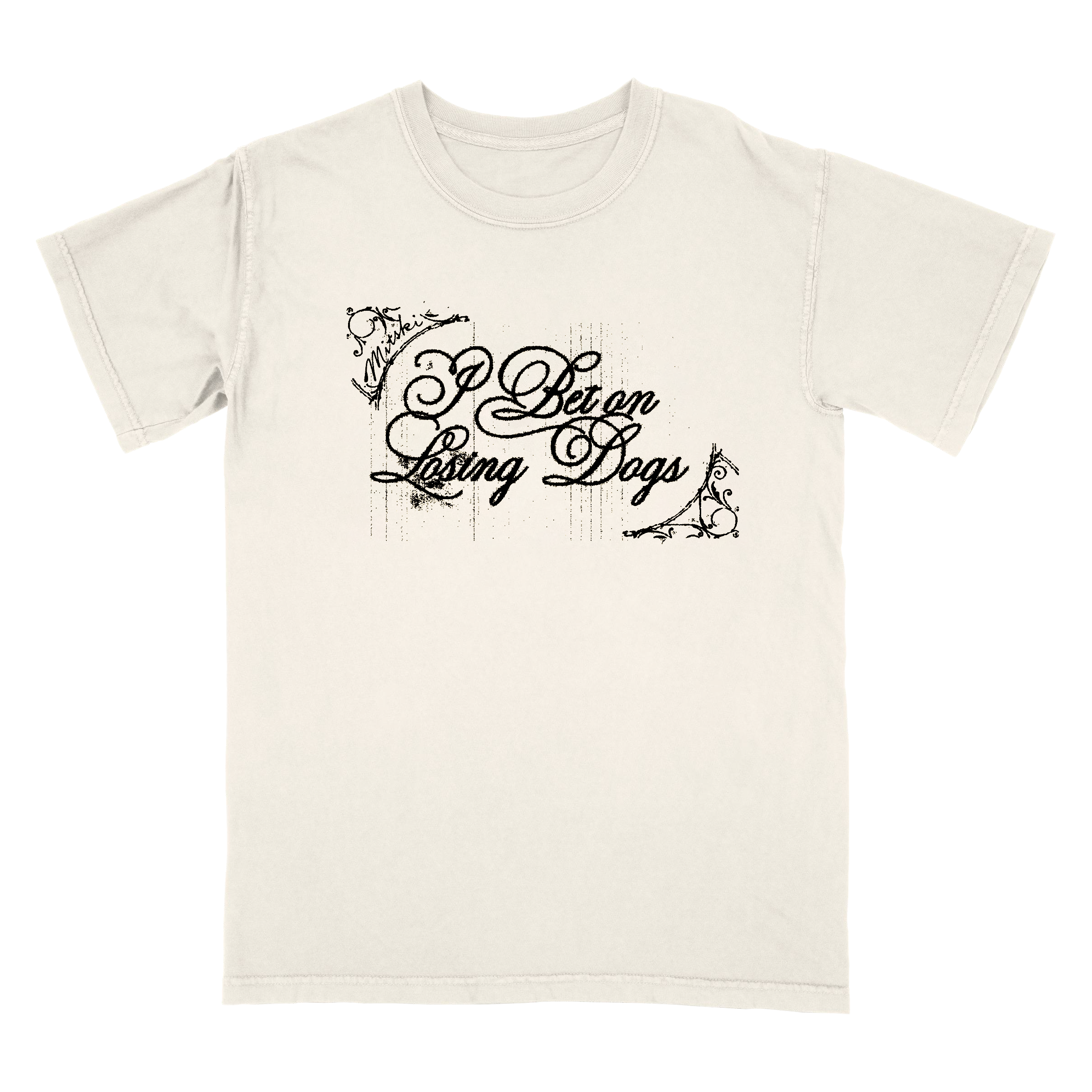 I Bet On Losing Dogs Tee (Ivory)
