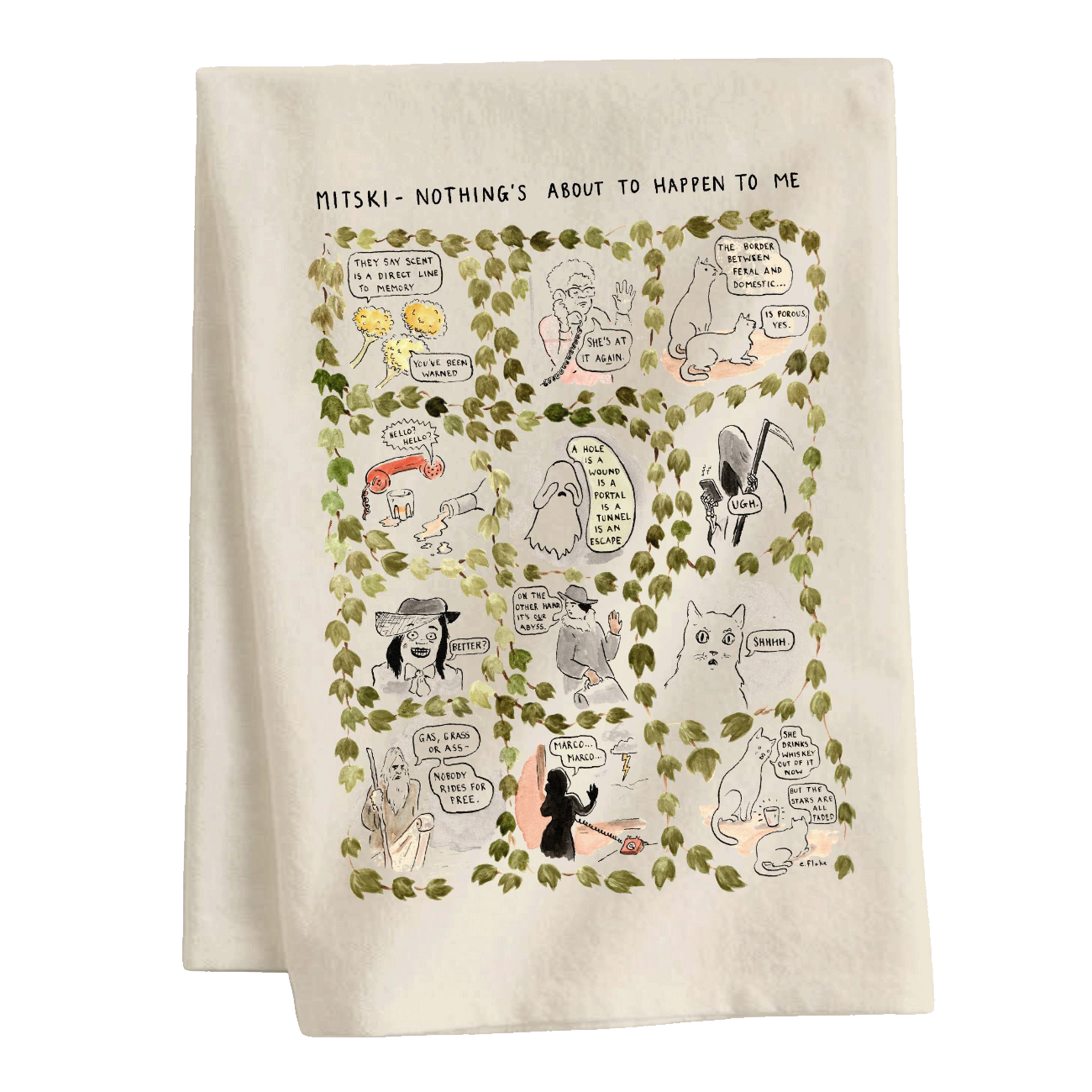 Abyss Tea Towel