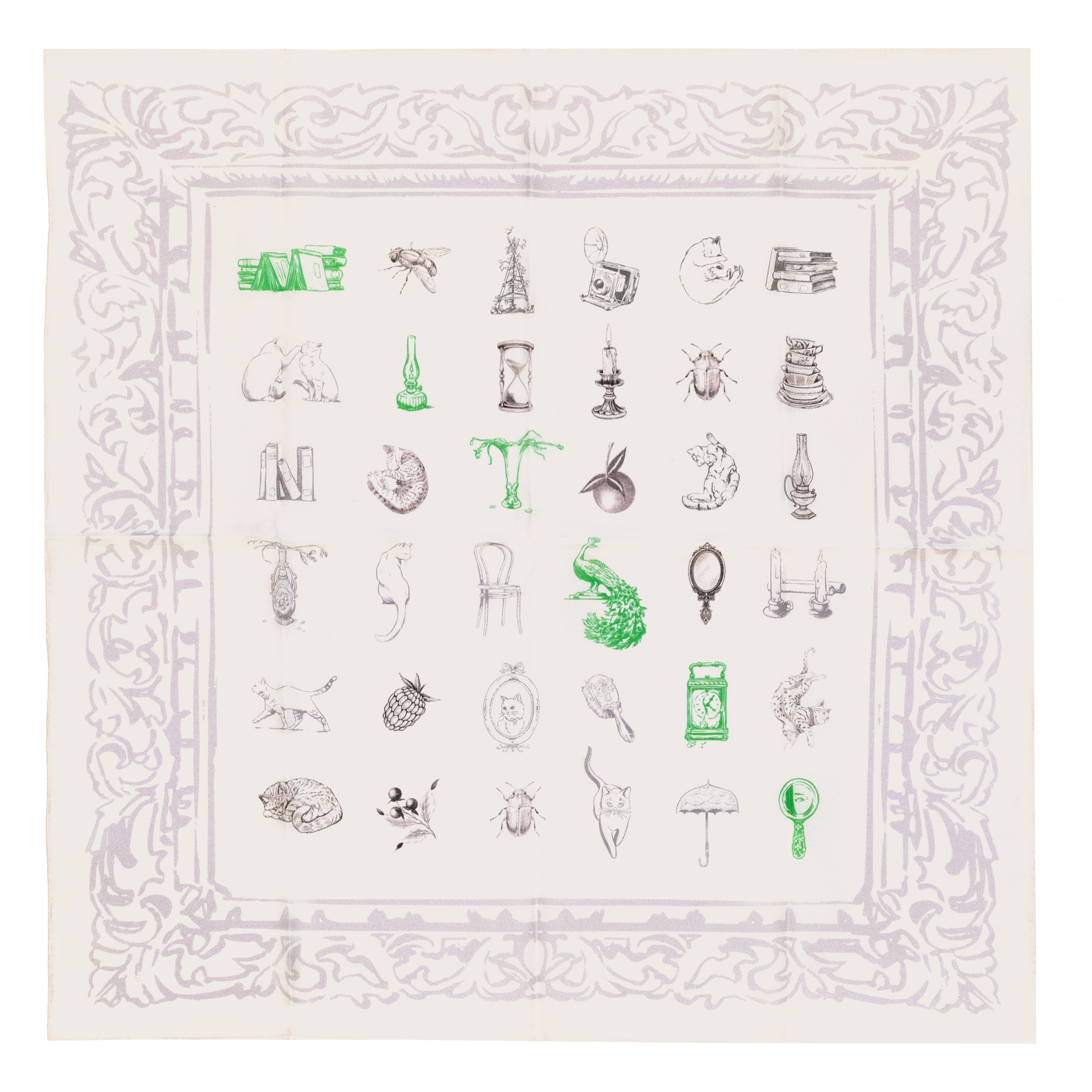 Lost & Found Silk-blend Bandana