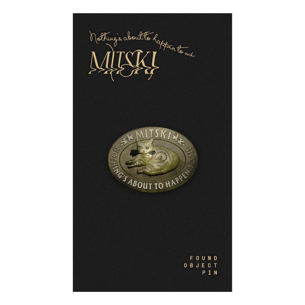 Nothing's About To Happen To Me Brass Pin